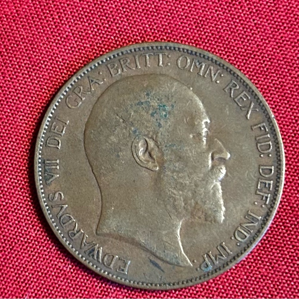 Edward VII Coin 1906 Penny